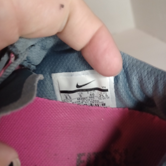 Nike Women's FS Lite Run 2 684667-005 Gray Pink Running Shoes Sneakers Size 8.5 - Picture 6 of 6